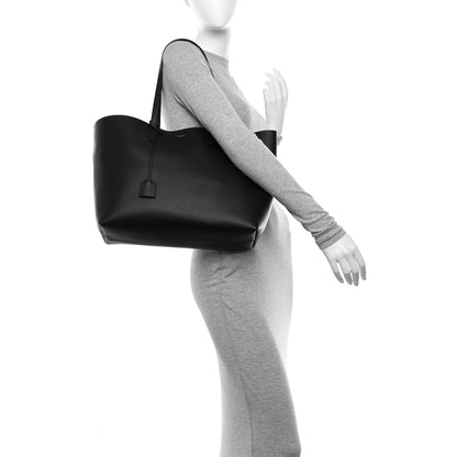 Saint Laurent Calfskin Large Shopping Tote Black 3 of 11