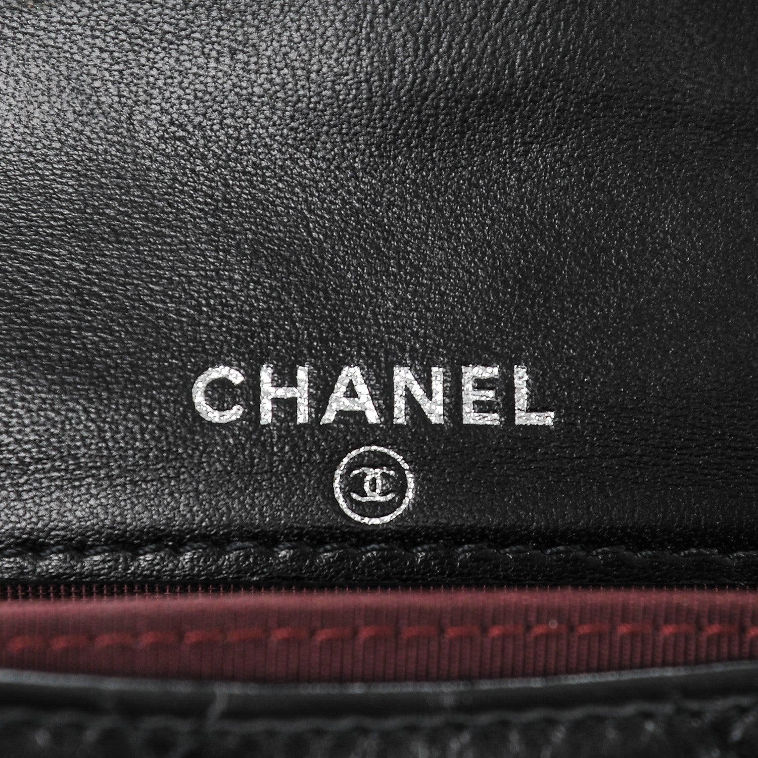 Chanel Lambskin Quilted Flap Card Holder Wallet Black 6 of 8