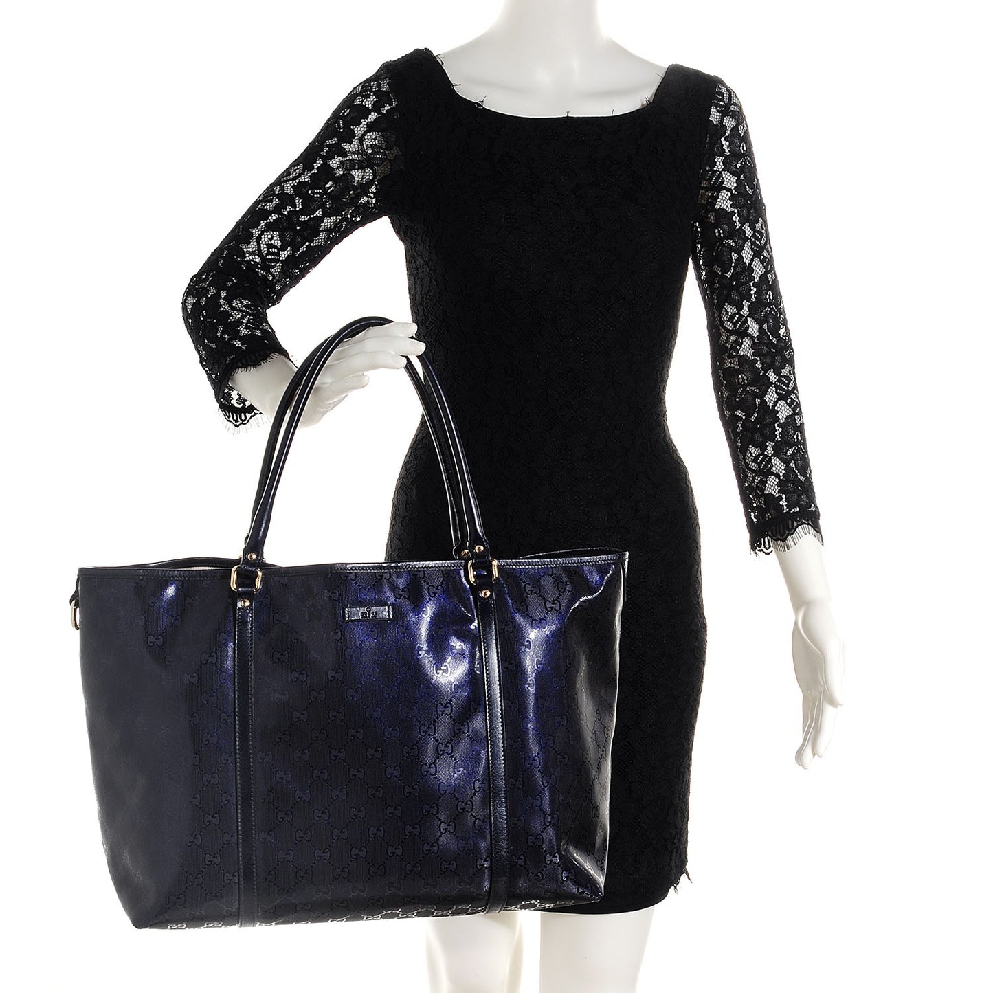 Imprime Monogram Medium Joy Tote Blue