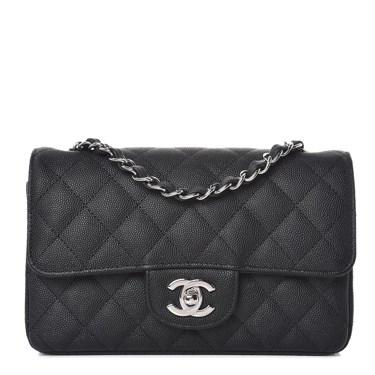 Chanel Caviar Quilted Mini Rectangular Flap Black 1 of 10