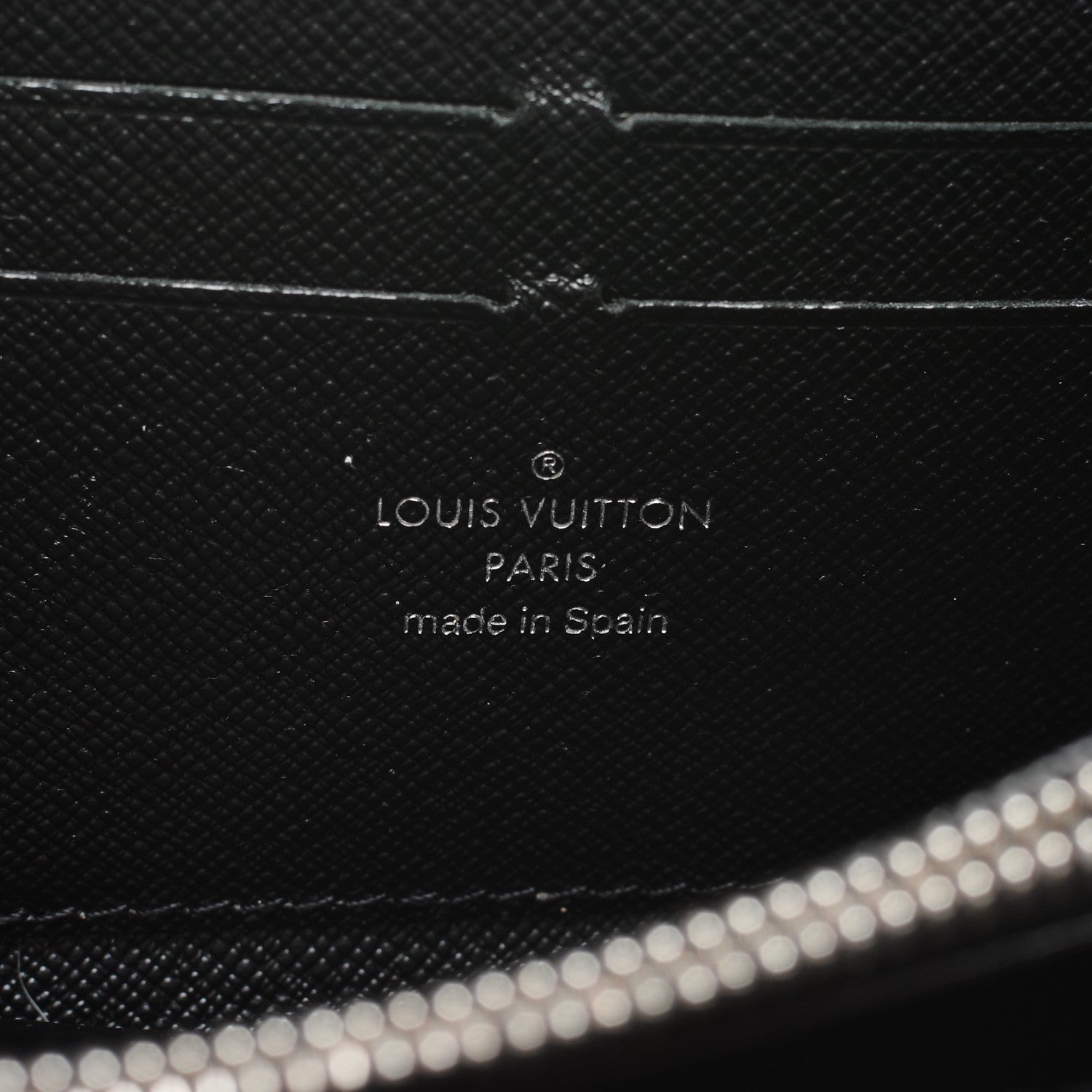 Louis Vuitton Epi Zippy Wallet Black 6 of 6