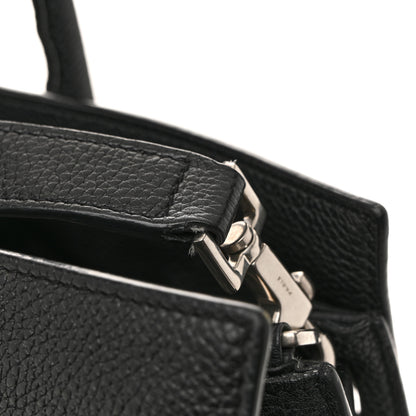 Saint Laurent Grained Calfskin Small Supple Sac De Jour Black 11 of 14