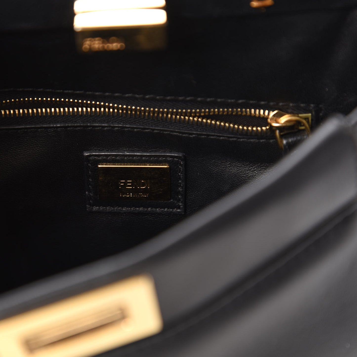 Nappa Mini Peekaboo Iconic Satchel Black