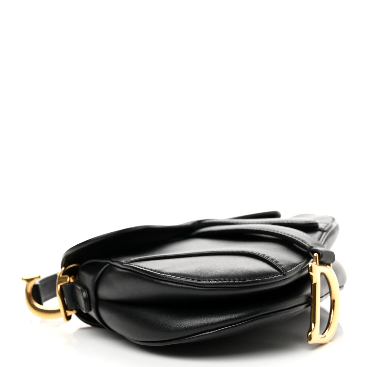Christian Dior Calfskin Mini Saddle Bag Black 4 of 8