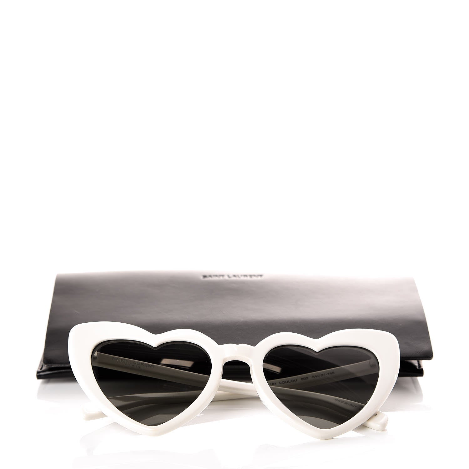 Saint Laurent Acetate Heart Frame Loulou SL181 Sunglasses White 9 of 9
