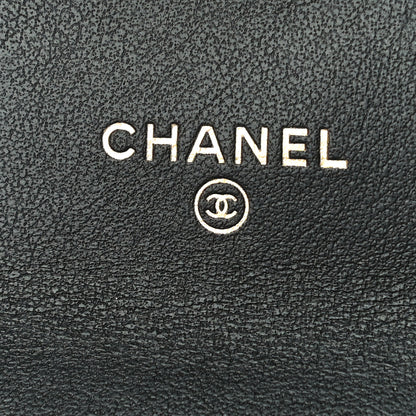 Chanel Calfskin Quilted Perfect Fit Coin Purse With Chain Black 6 of 12