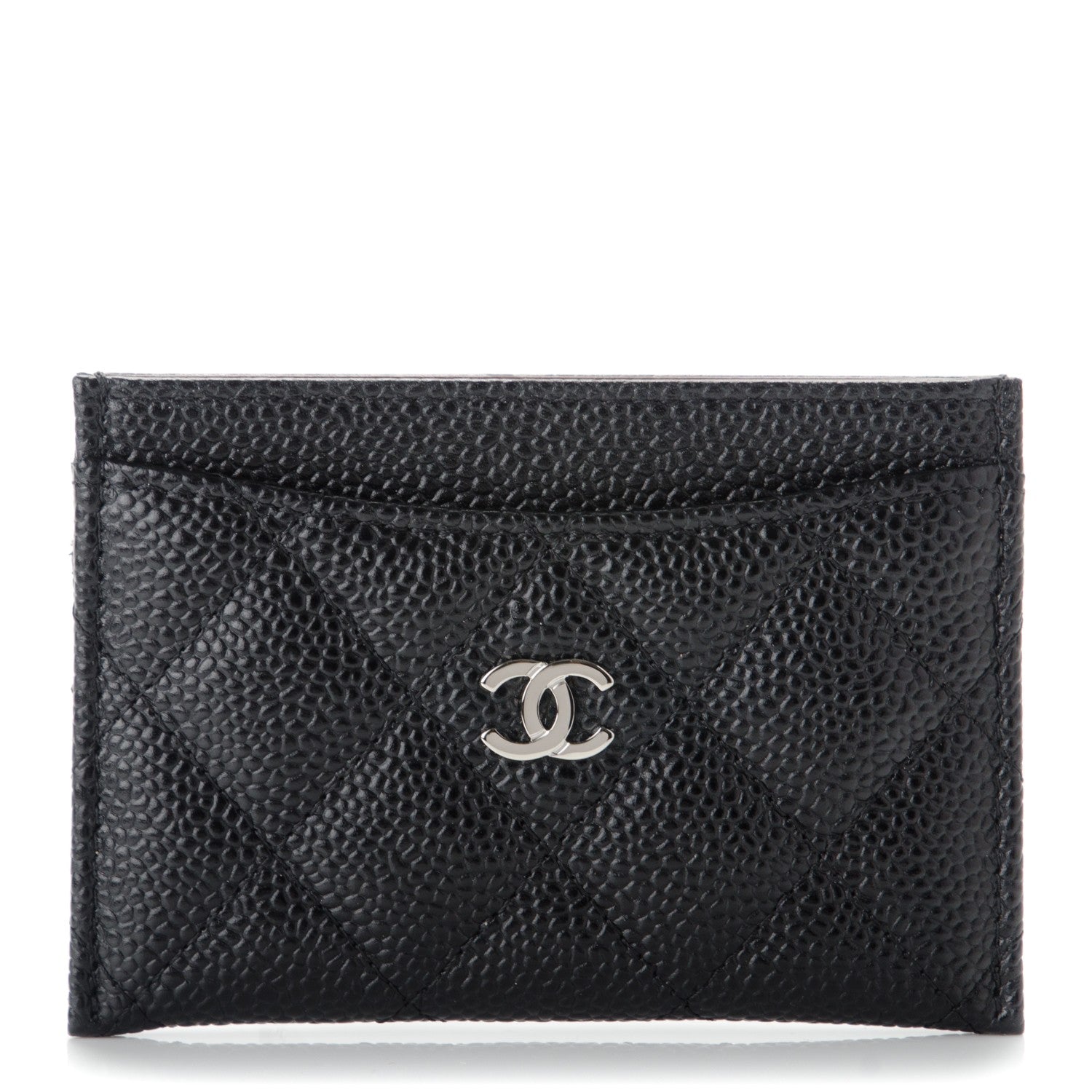 Chanel Caviar Quilted Card Holder Black 1 of 8