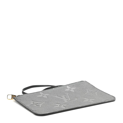 Louis Vuitton Empreinte Monogram Giant Neverfull MM Pochette Black 4 of 5