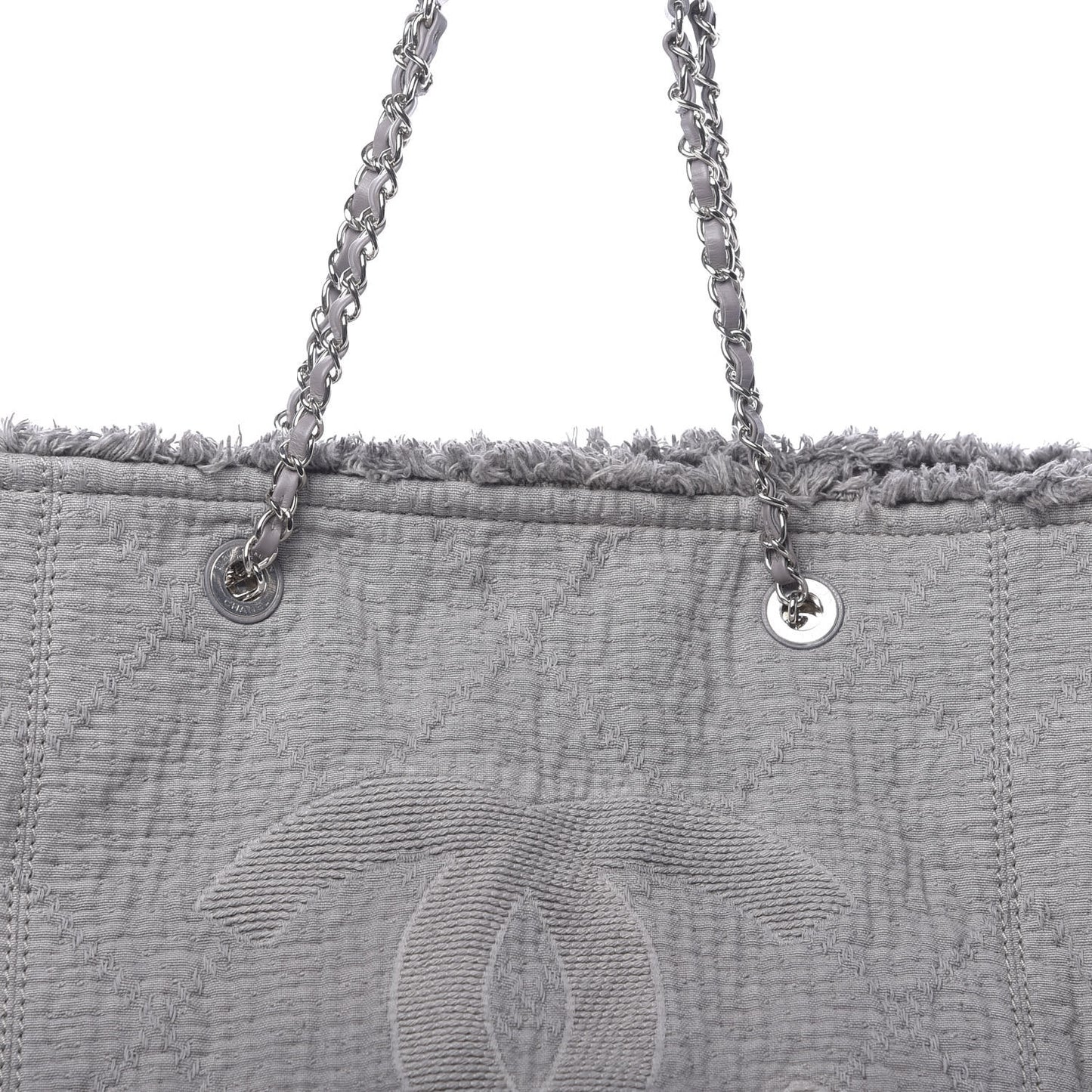 Canvas Small Double Face Tote Gray