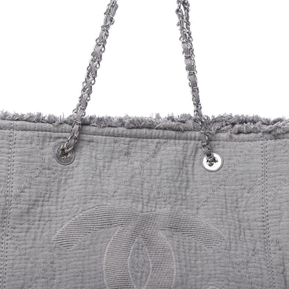Chanel Canvas Small Double Face Tote Gray 8 of 10