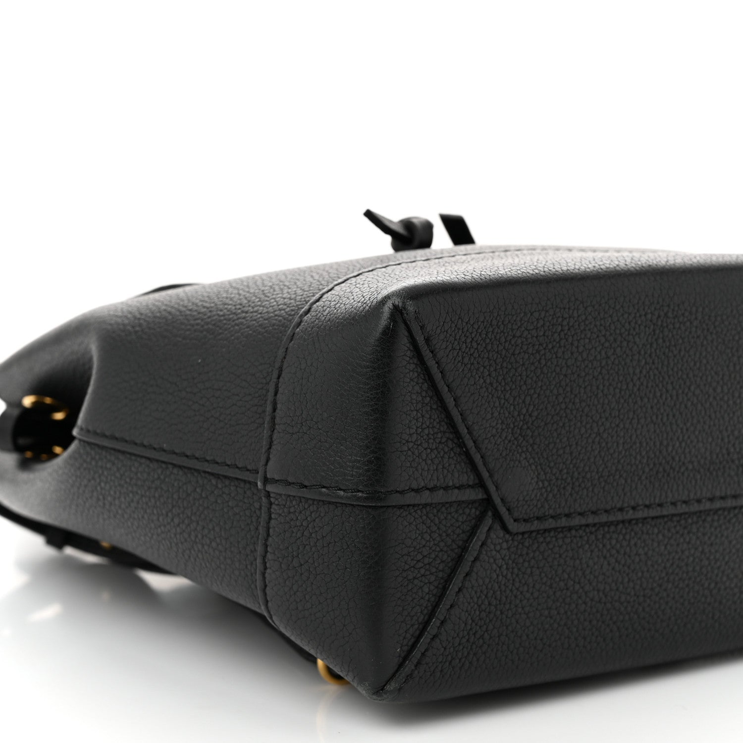 Louis Vuitton Calfskin Lockme Mini Backpack Black 9 of 11