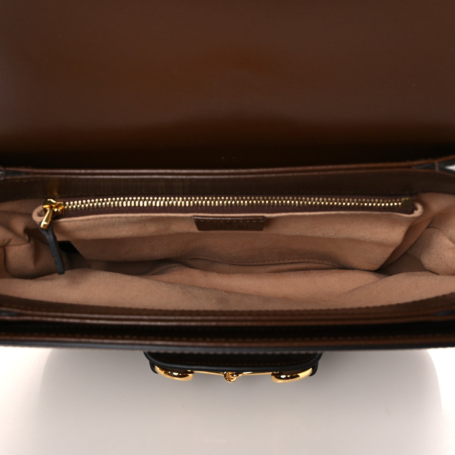 Gucci GG Supreme Monogram Horsebit 1955 Shoulder Bag Beige Brown Sugar 5 of 6