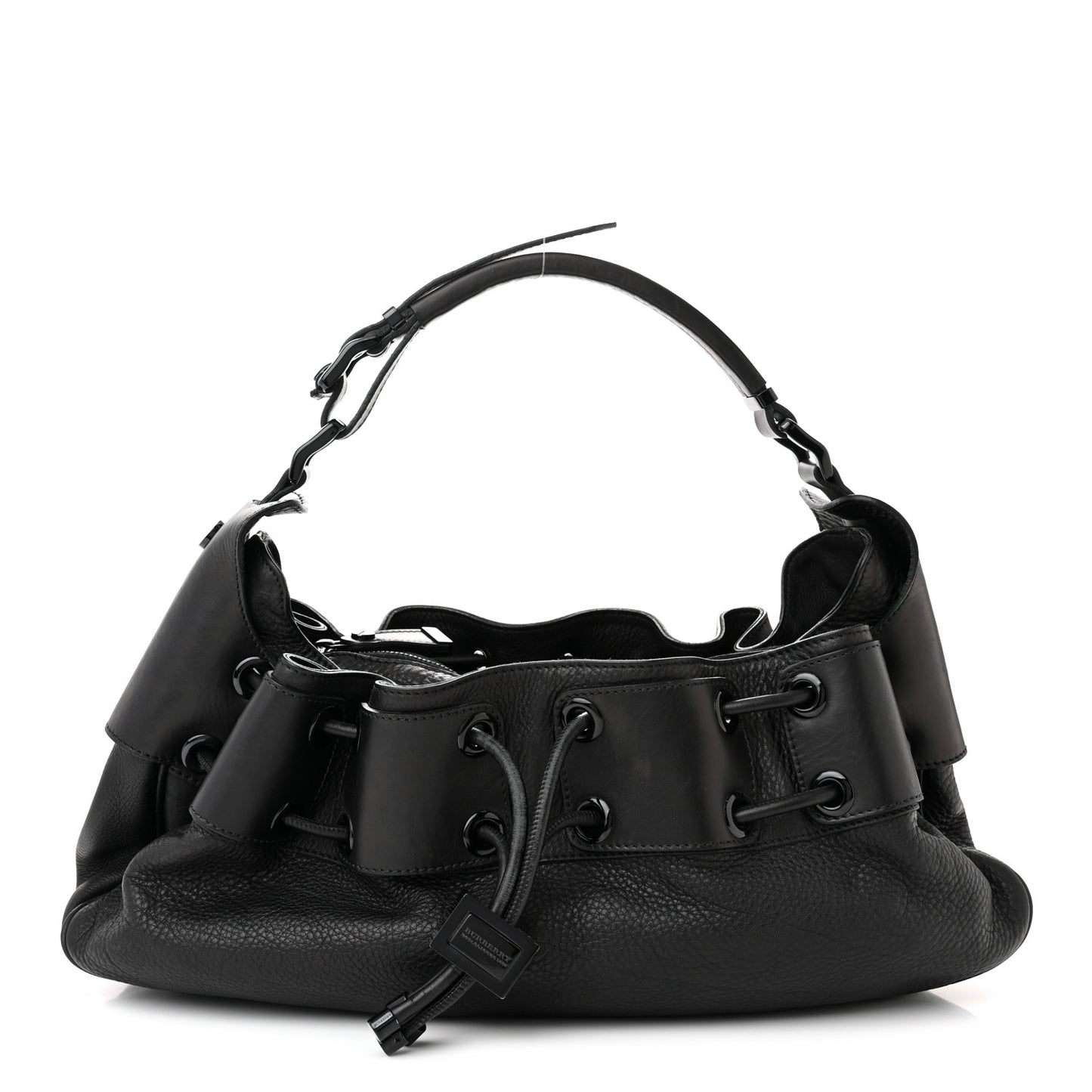 Prorsum Leather Warrior Hobo Black