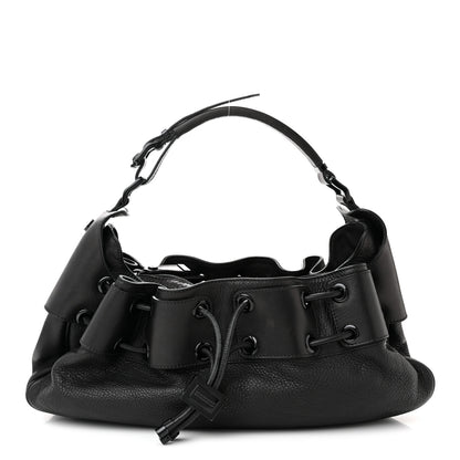 Burberry Prorsum Leather Warrior Hobo Black 1 of 12