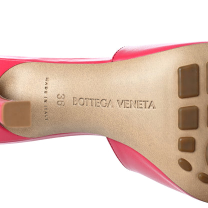 Bottega Veneta Lambskin Stretch Mule Sandals 36 Lollipop 6 of 8