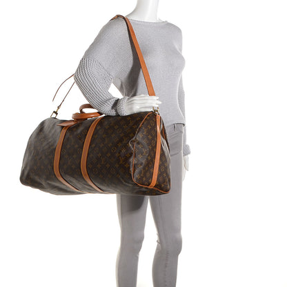 Louis Vuitton Monogram Keepall Bandouliere 55 2 of 8
