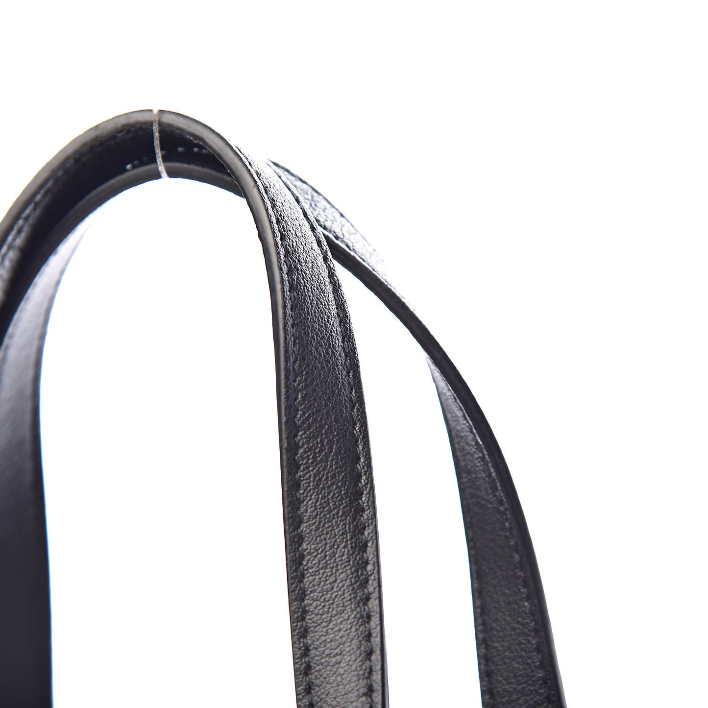 Calfskin Toy Shopping Tote Black