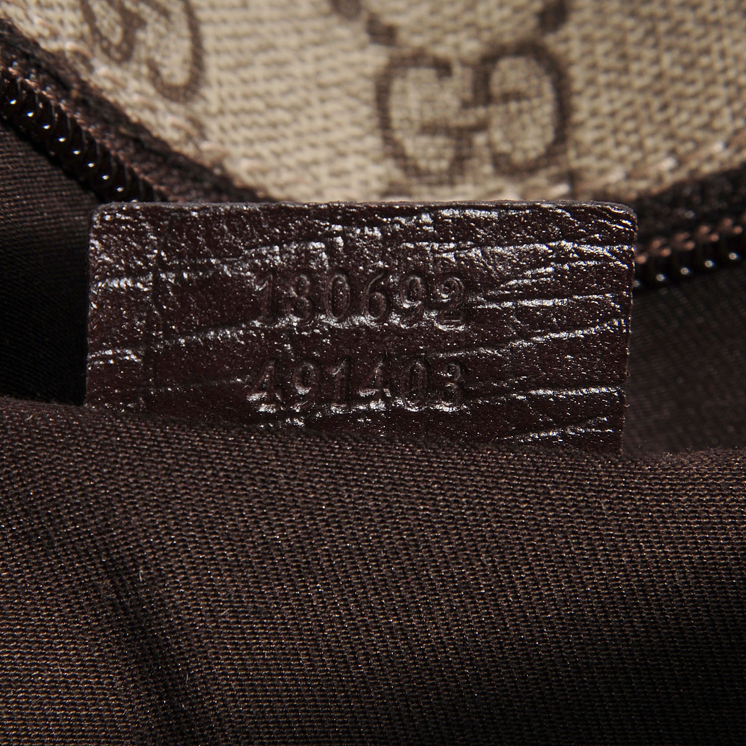Gucci GG Plus Monogram Web Large Flap Messenger Beige Dark Brown 7 of 7
