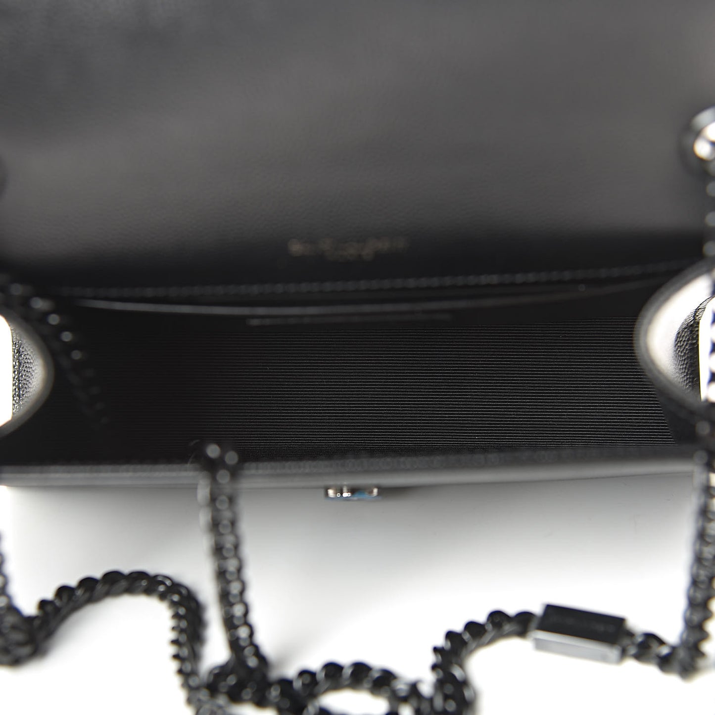 Grain De Poudre Small Monogram Kate Satchel Black
