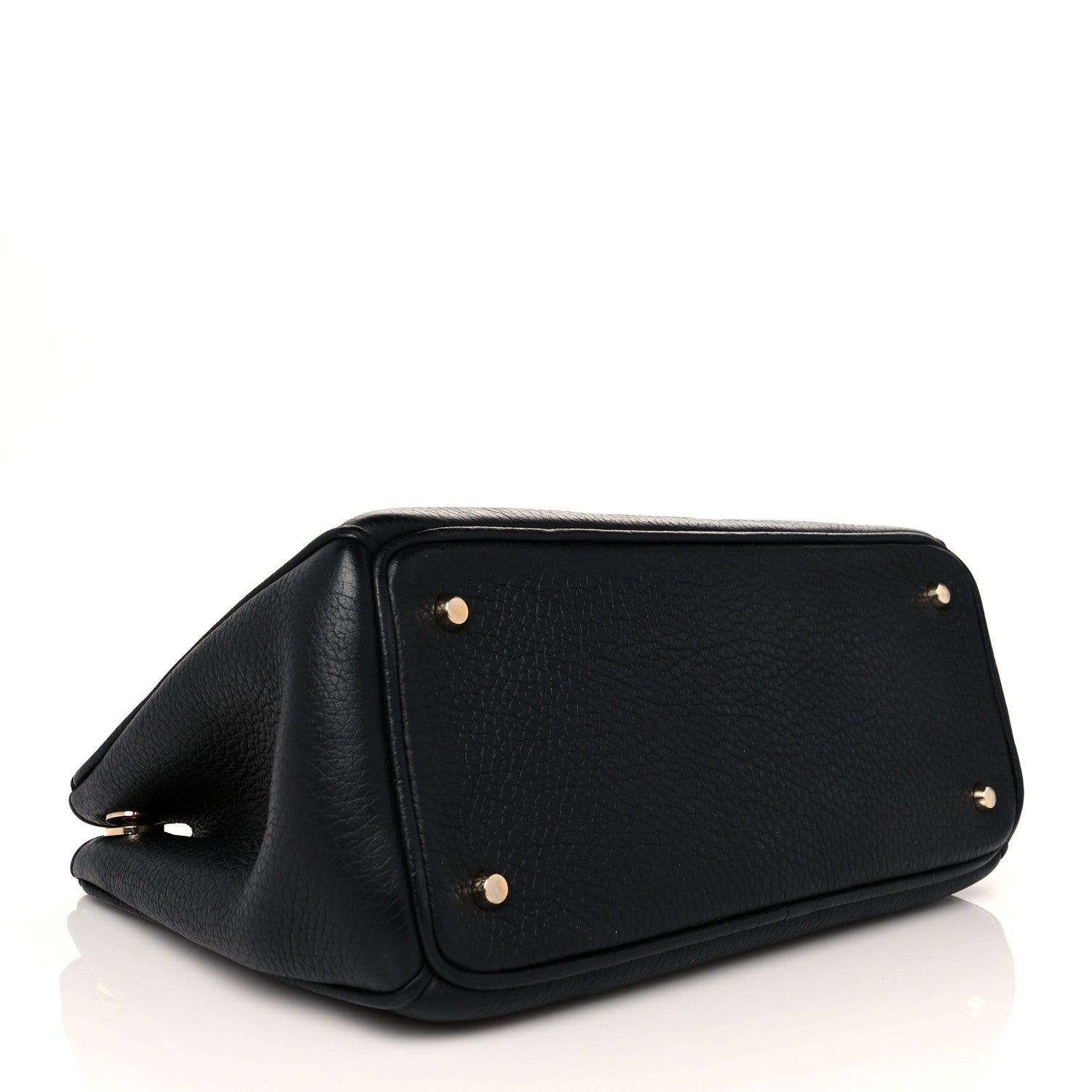 Christian Dior Bullcalf Small Diorissimo Tote Black Rose Indien 3 of 11