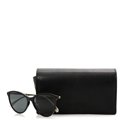 Chanel Acetate Metal Butterfly Sunglasses 5459-A Black Gold 9 of 9
