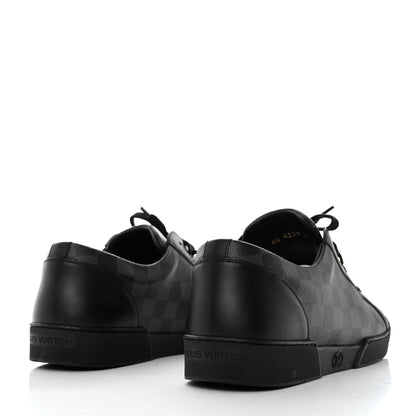 Louis Vuitton Calfskin Damier Graphite Match Up Sneakers 10 4 of 9