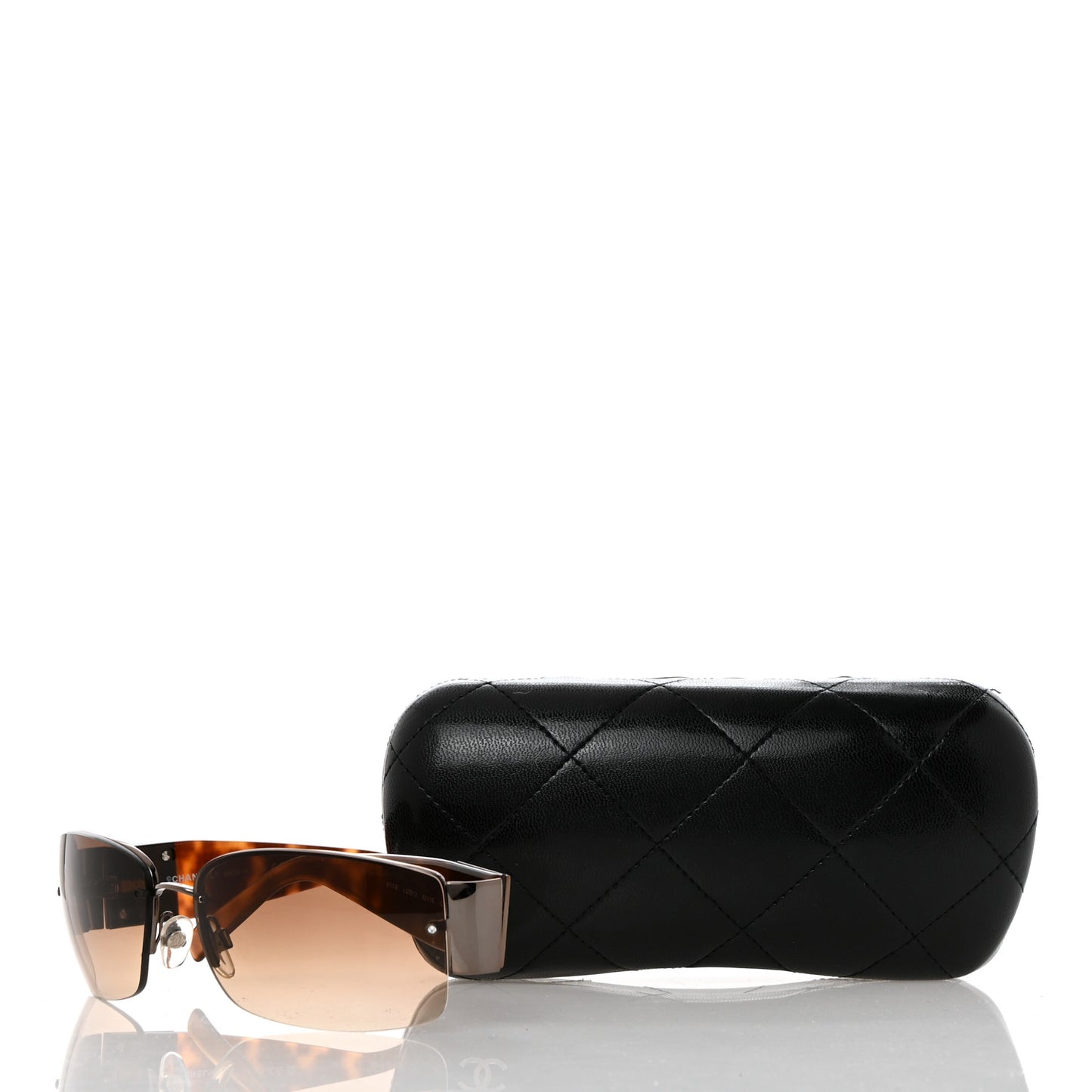 Crystal CC Sunglasses 4117-B Tortoise