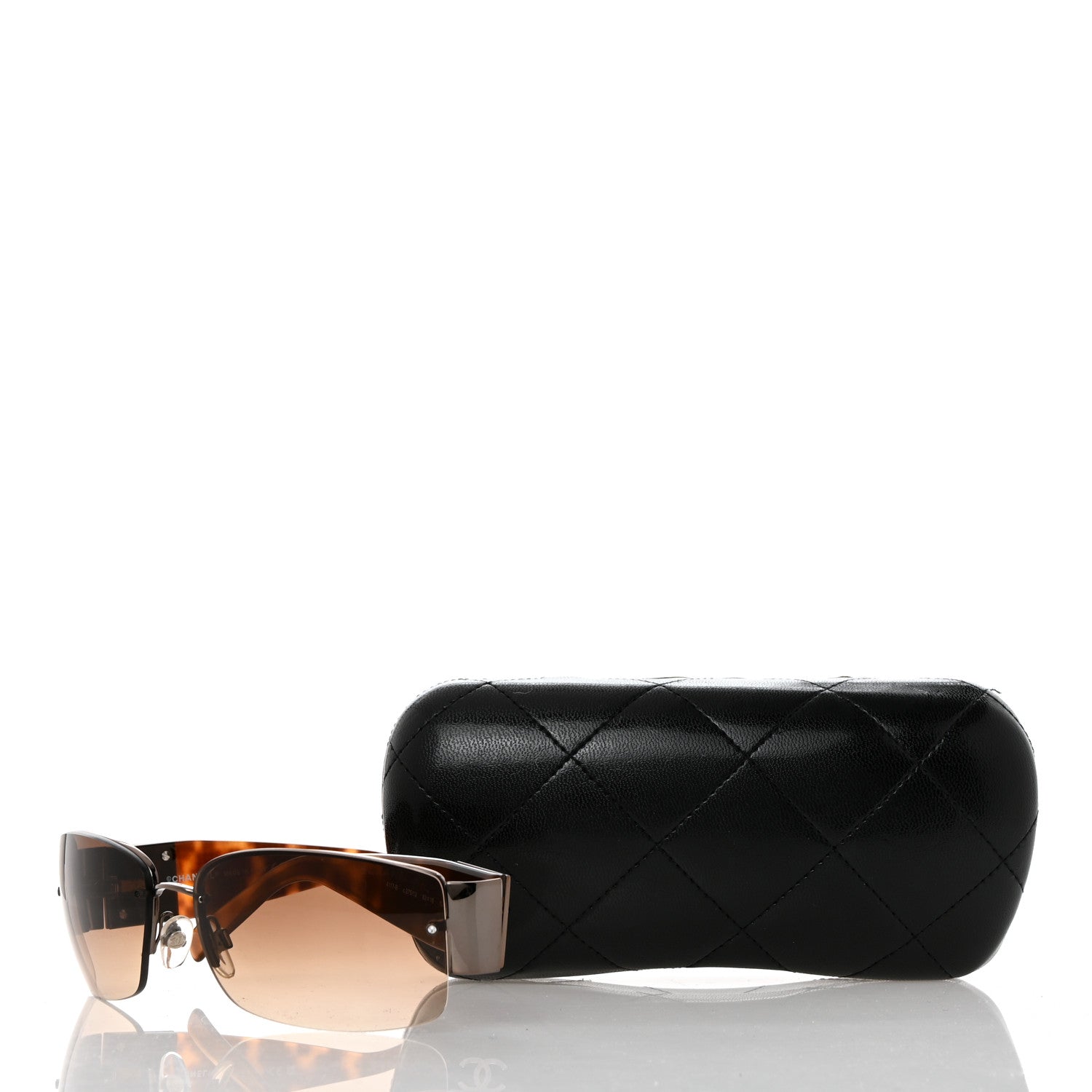 Chanel Crystal CC Sunglasses 4117-B Tortoise 8 of 8