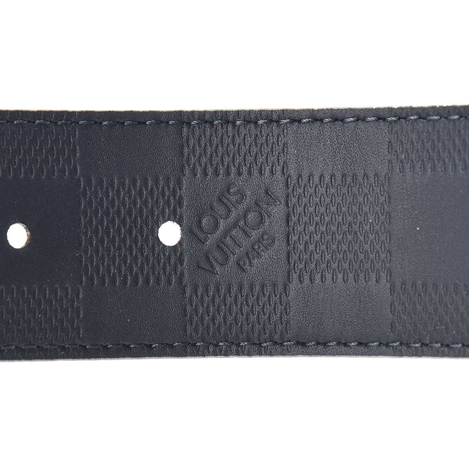 Louis Vuitton Damier Cobalt 40mm LV Initiales Belt 85 34 5 of 8