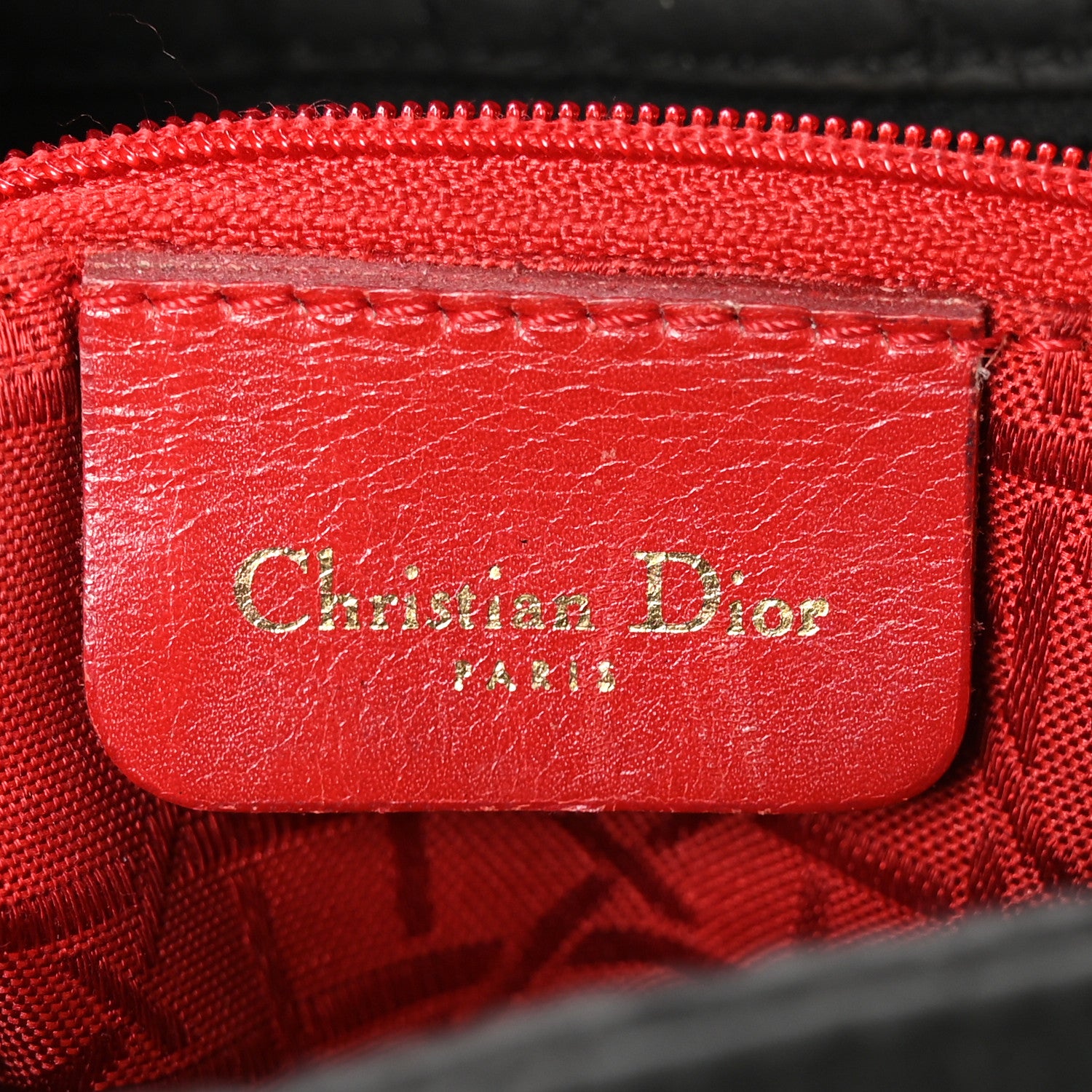 Christian Dior Nylon Cannage Medium Lady Dior Black 7 of 12