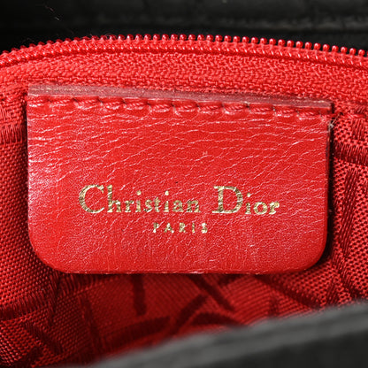 Christian Dior Nylon Cannage Medium Lady Dior Black 7 of 12