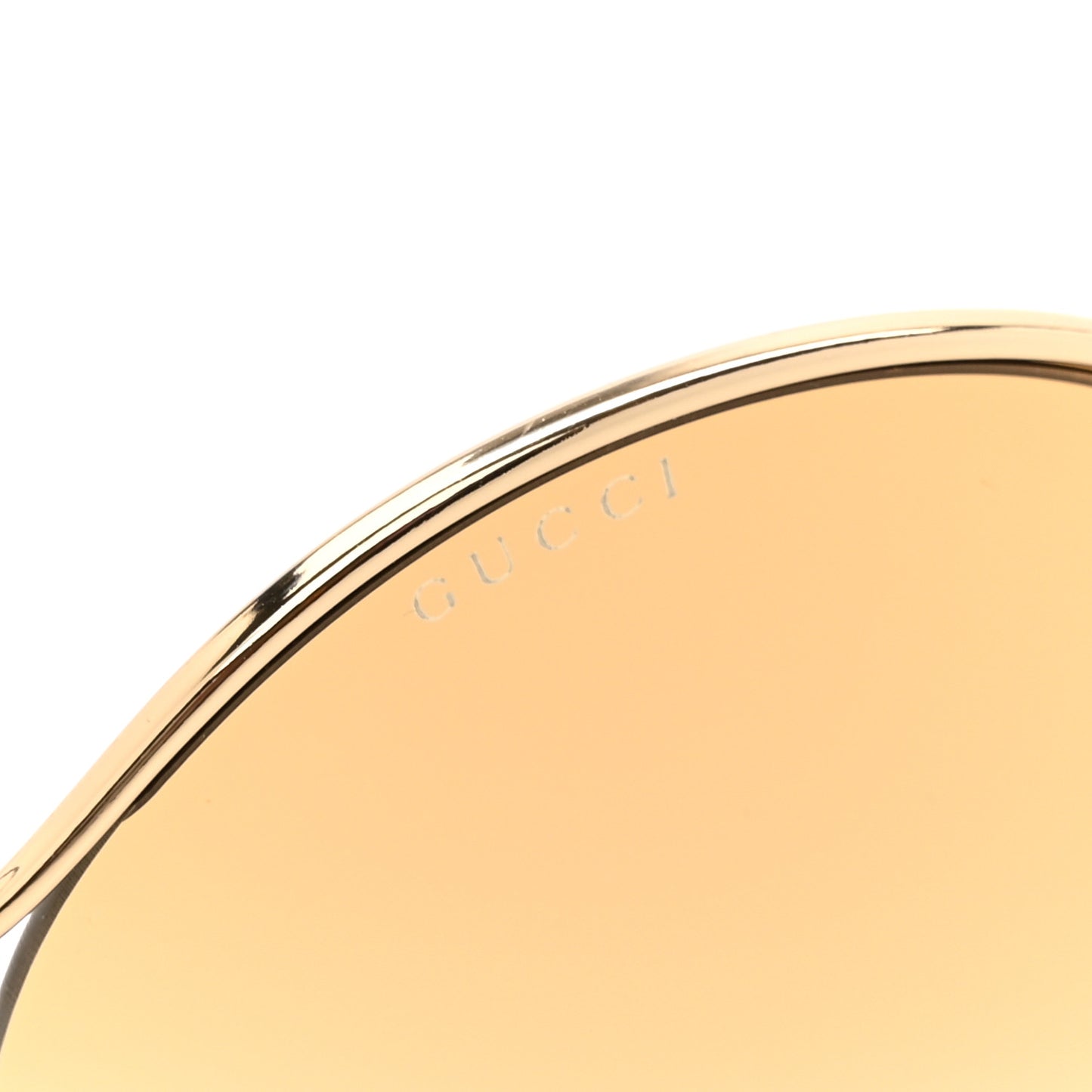 Metal Round Pearl Tip Sunglasses GG0253S Gold