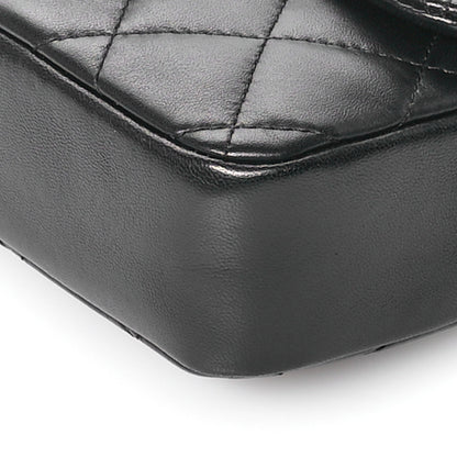 Chanel Lambskin Quilted Mini Heart Charms Flap Black 10 of 10