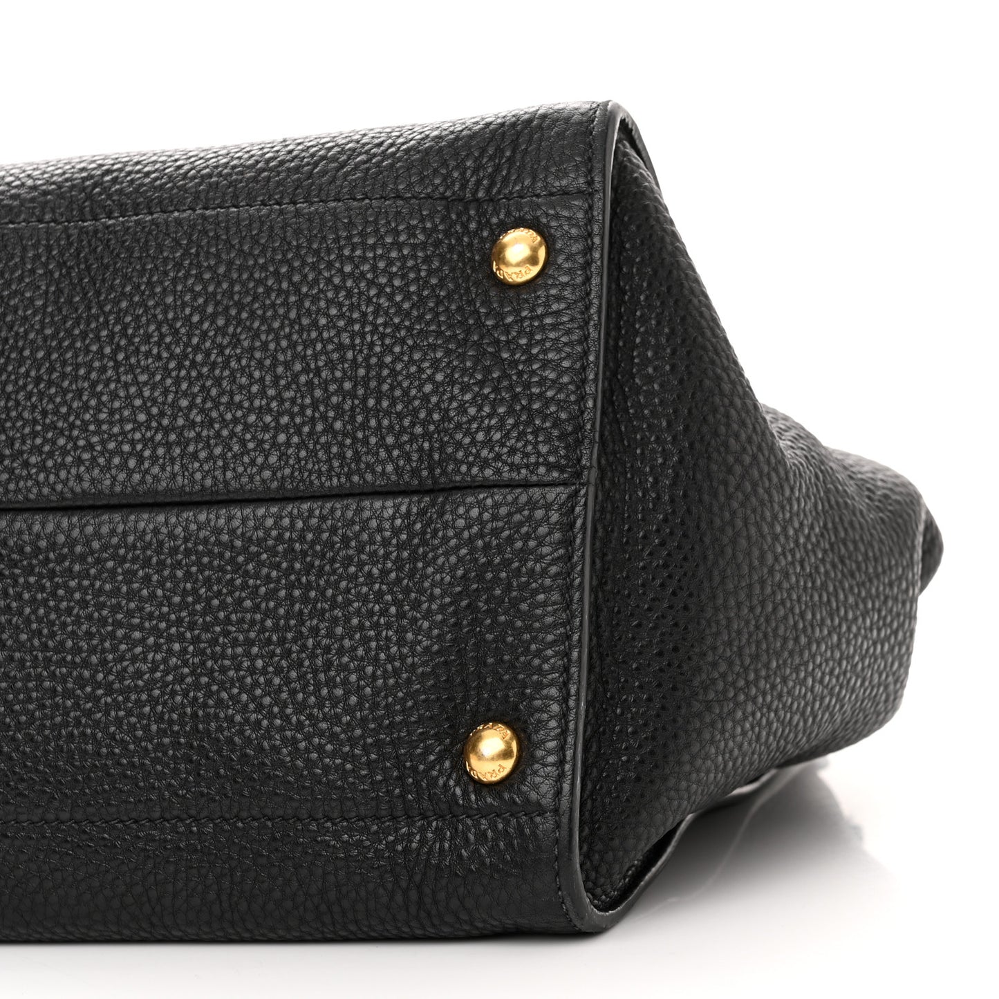 Vitello Daino Shopping Tote Black