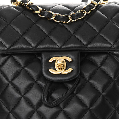 Chanel Lambskin Quilted Mini Urban Spirit Backpack Black 8 of 16