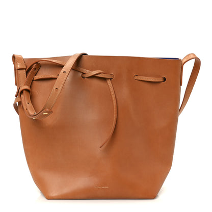 Mansur Gavriel Vegetable Tanned Calfskin Bucket Bag Cammello Royal 1 of 12