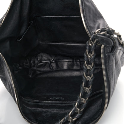 Chanel Calfskin Modern Chain Hobo Black 5 of 9