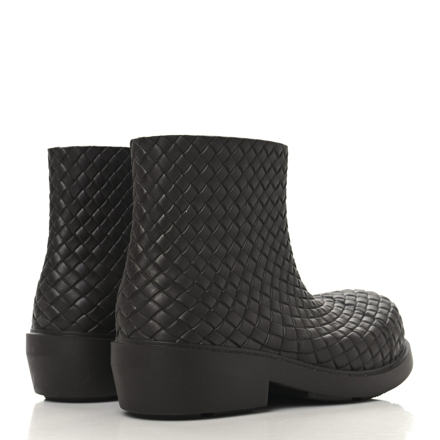 Rubber Intreccio Fireman Ankle Boots 40 Fondant