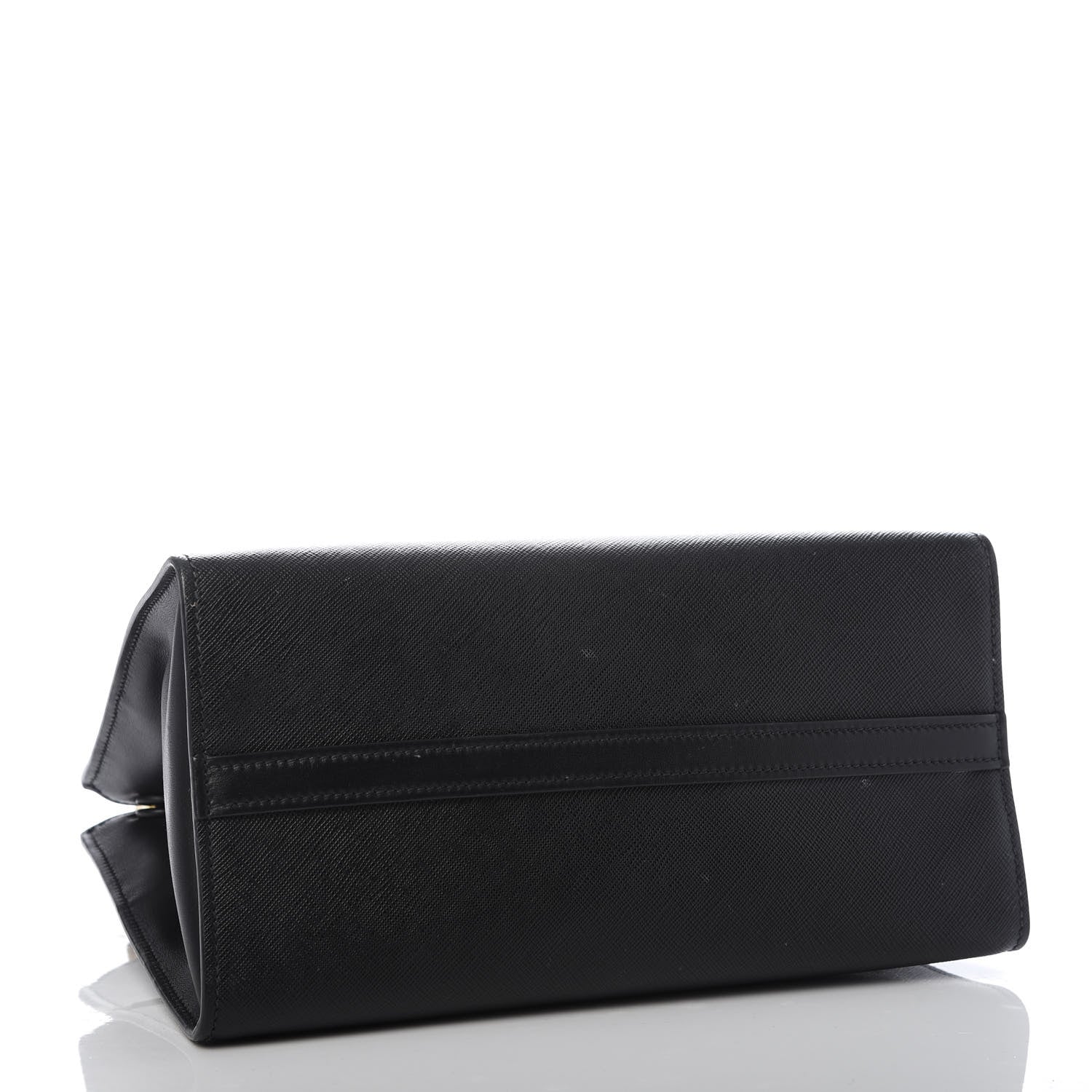 Prada Saffiano City Calfskin Small Esplanade Tote Black 4 of 8