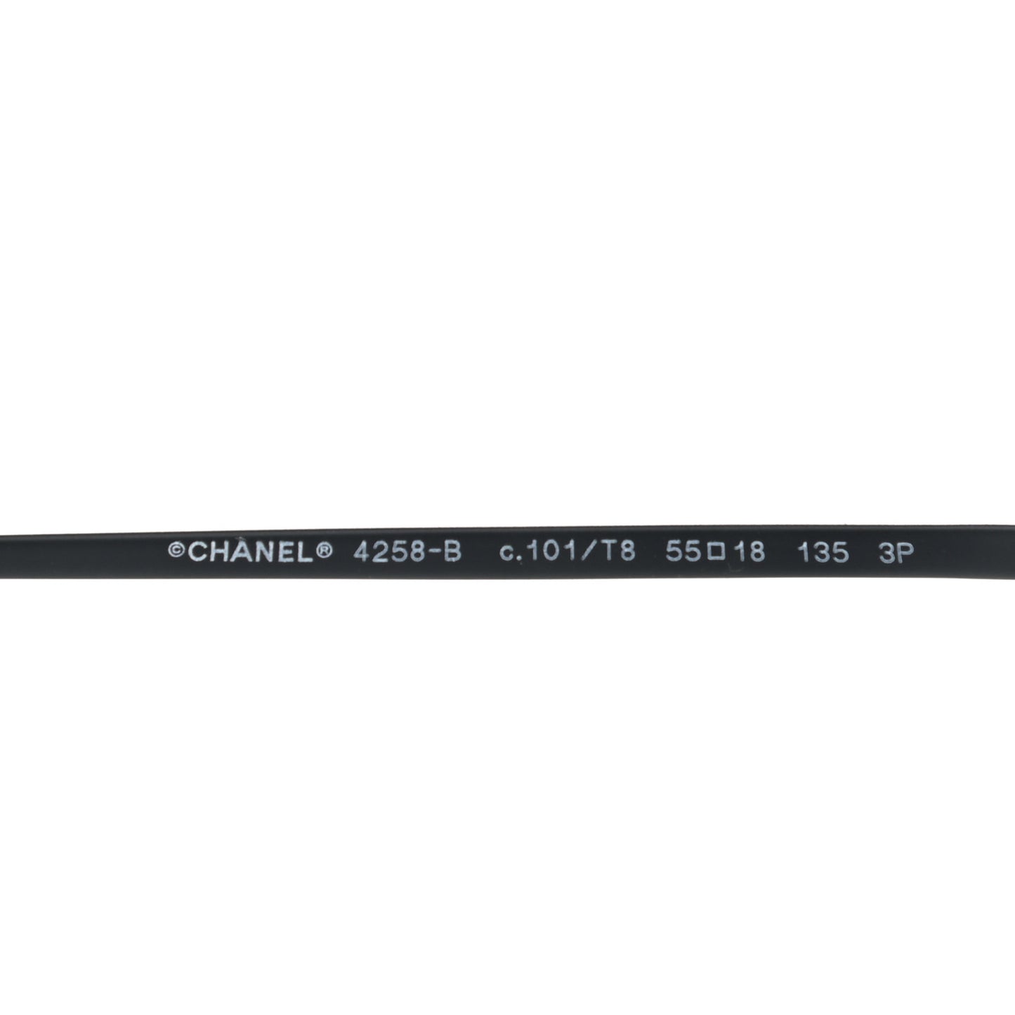 Metal Crystal Polarized Sunglasses 4258-B Black