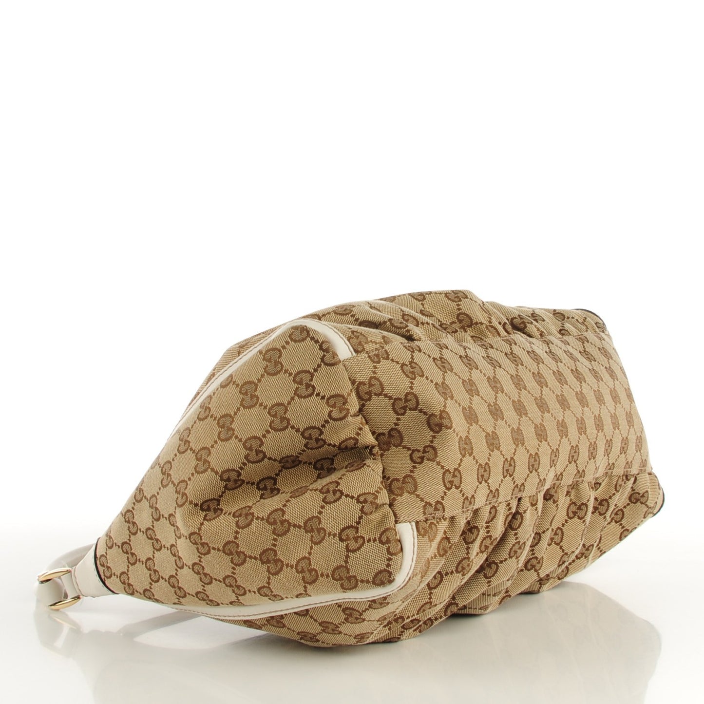 Monogram Large D Gold Hobo Off White