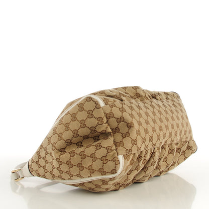 Gucci Monogram Large D Gold Hobo Off White 4 of 7