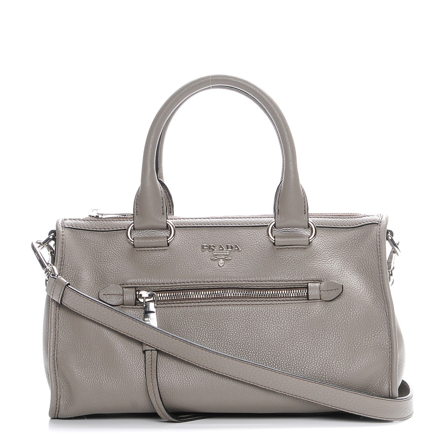 Prada Vitello Phenix Bauletto Argilla 1 of 8