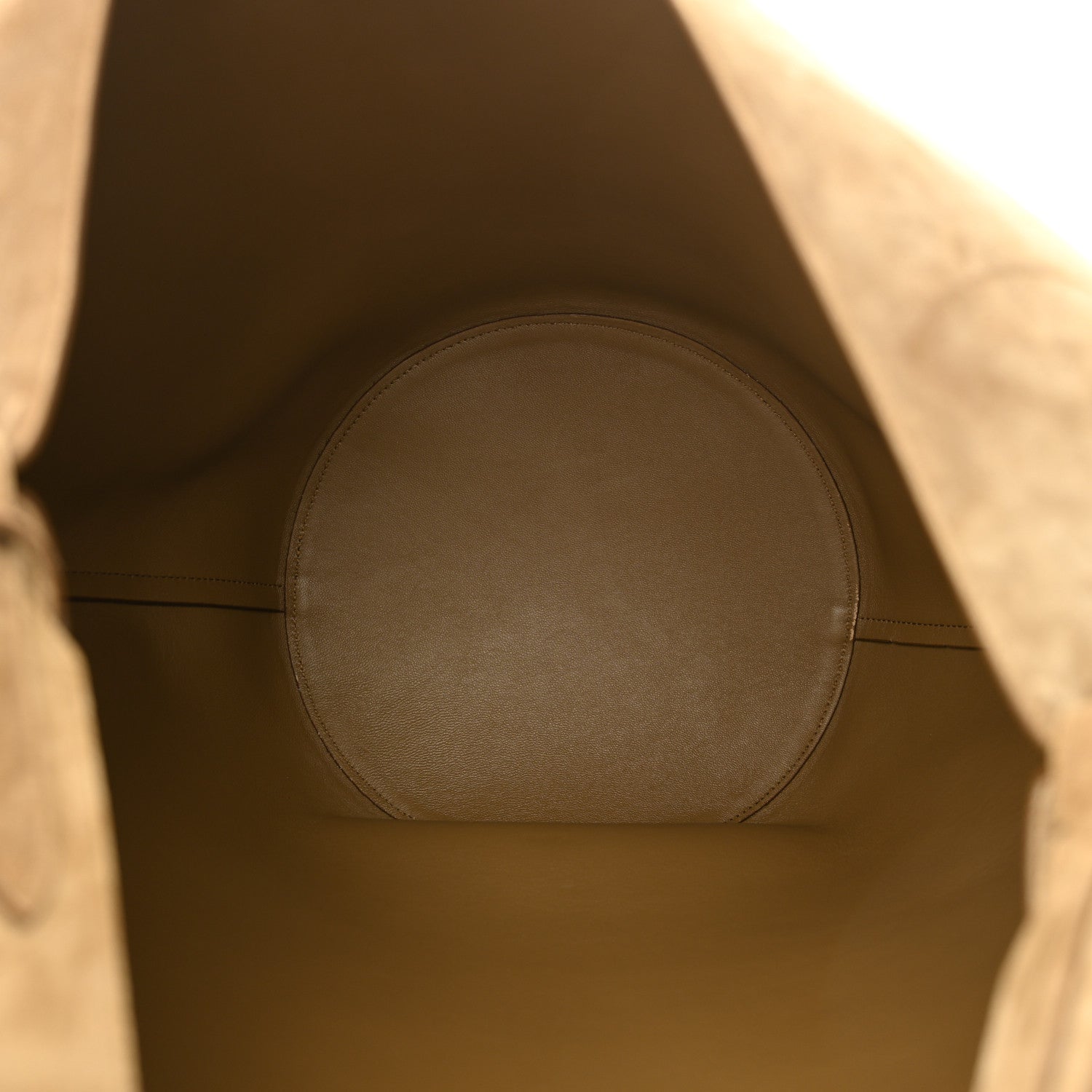 Khaite Suede Calfskin Medium Lotus Tote Mud 6 of 10