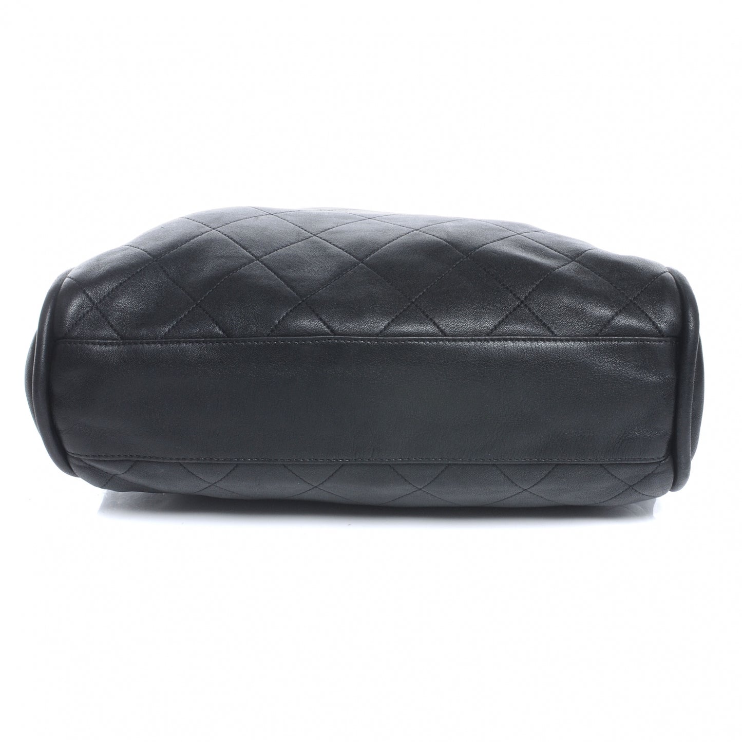 Lambskin Medium Ultimate Soft Tote Black
