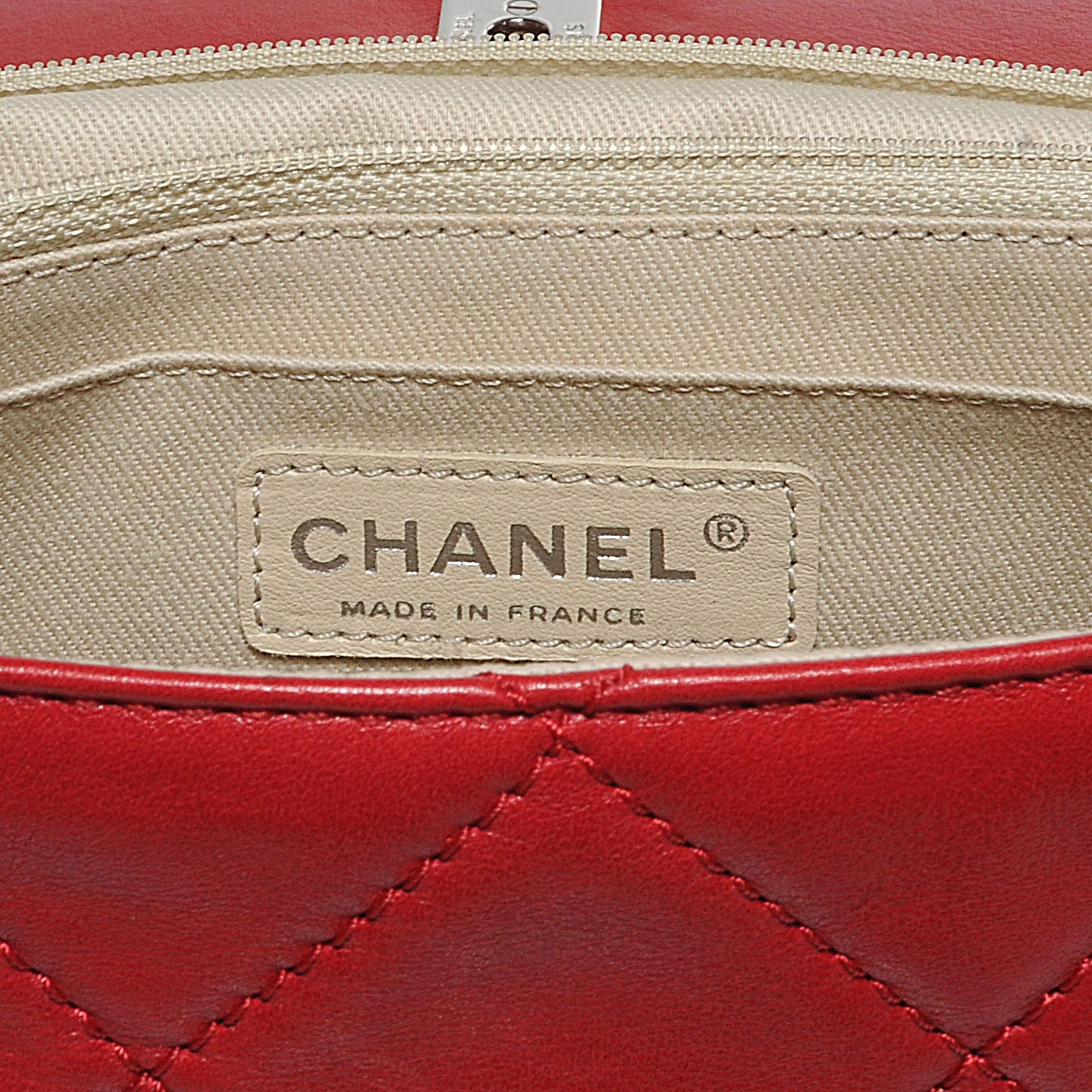 Leather Quilted In the Business Flap Bag Red