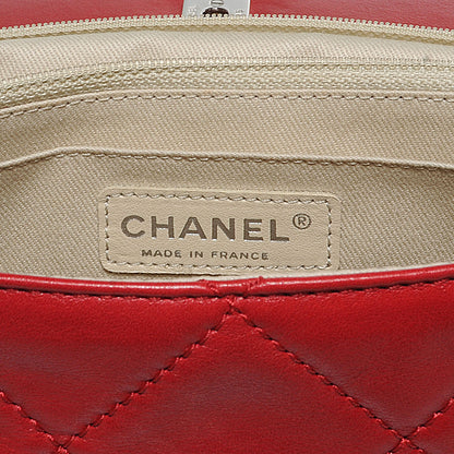 Chanel Leather Quilted In the Business Flap Bag Red 5 of 11