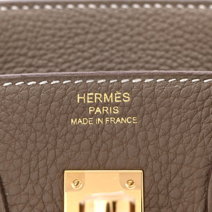 Hermes Togo Birkin 25 Etoupe 6 of 11