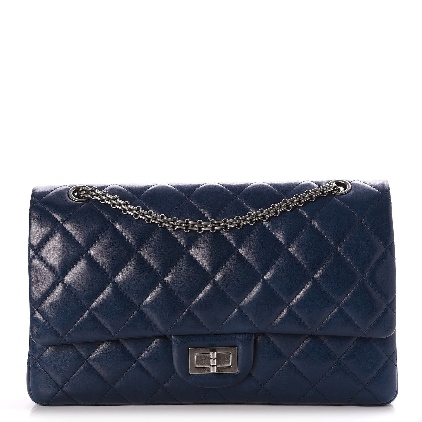 Lambskin Quilted 2.55 Reissue 227 Flap Blue