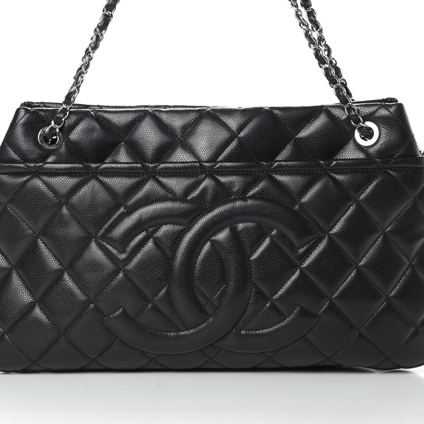 Caviar Quilted CC Timeless Soft Tote Black